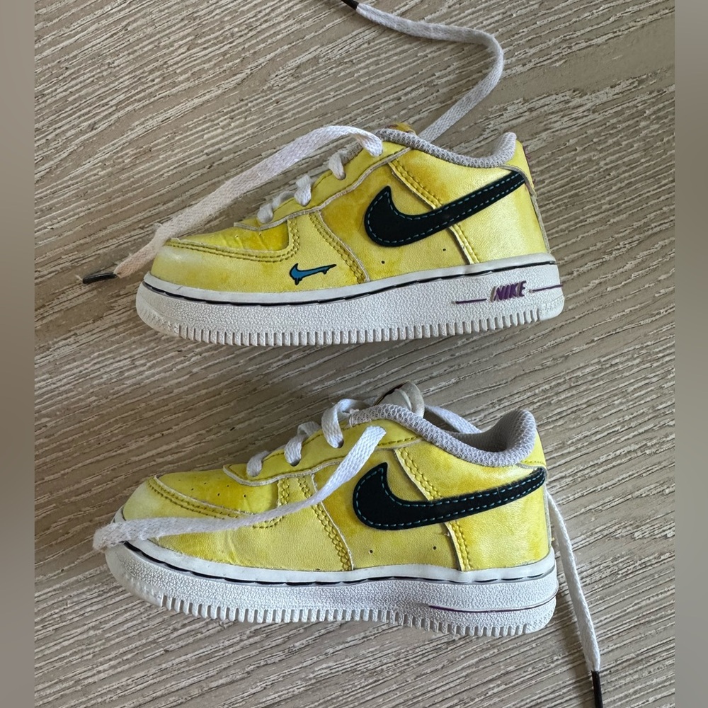 Toddler Nike Air Force 1 LV8 3TD Peace Love Basketball, 7c